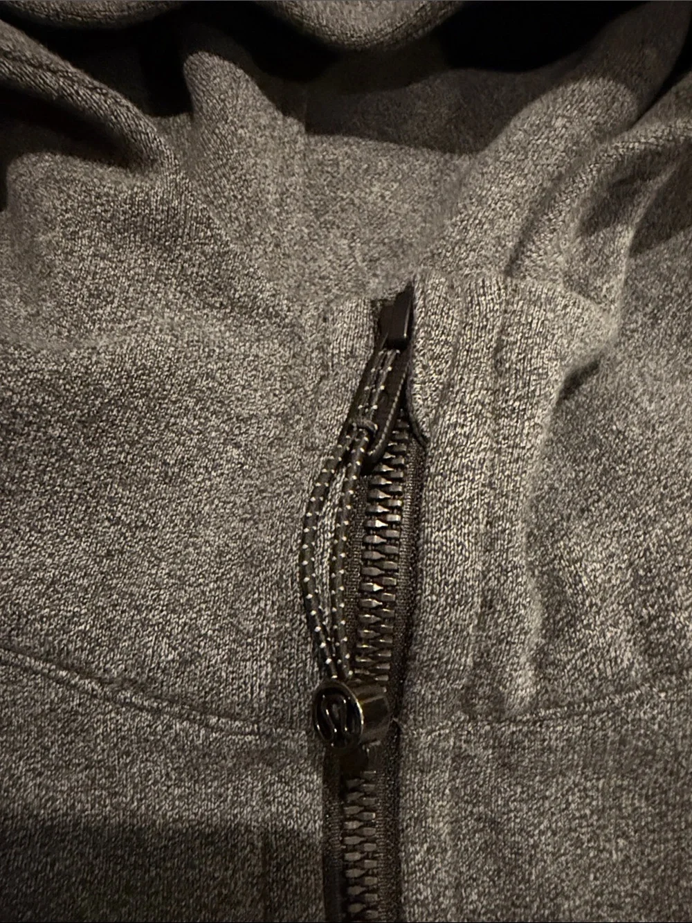 Lululemon Scuba cropped half zipped hoodie with logo